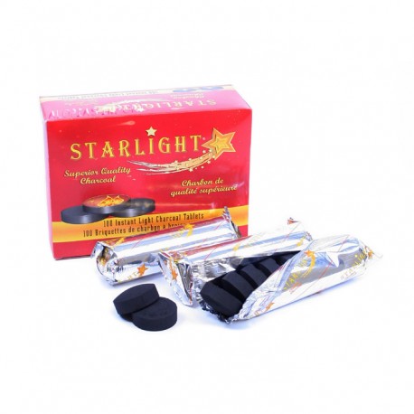 Waterpijp-kooltjes Starlight 33mm doos